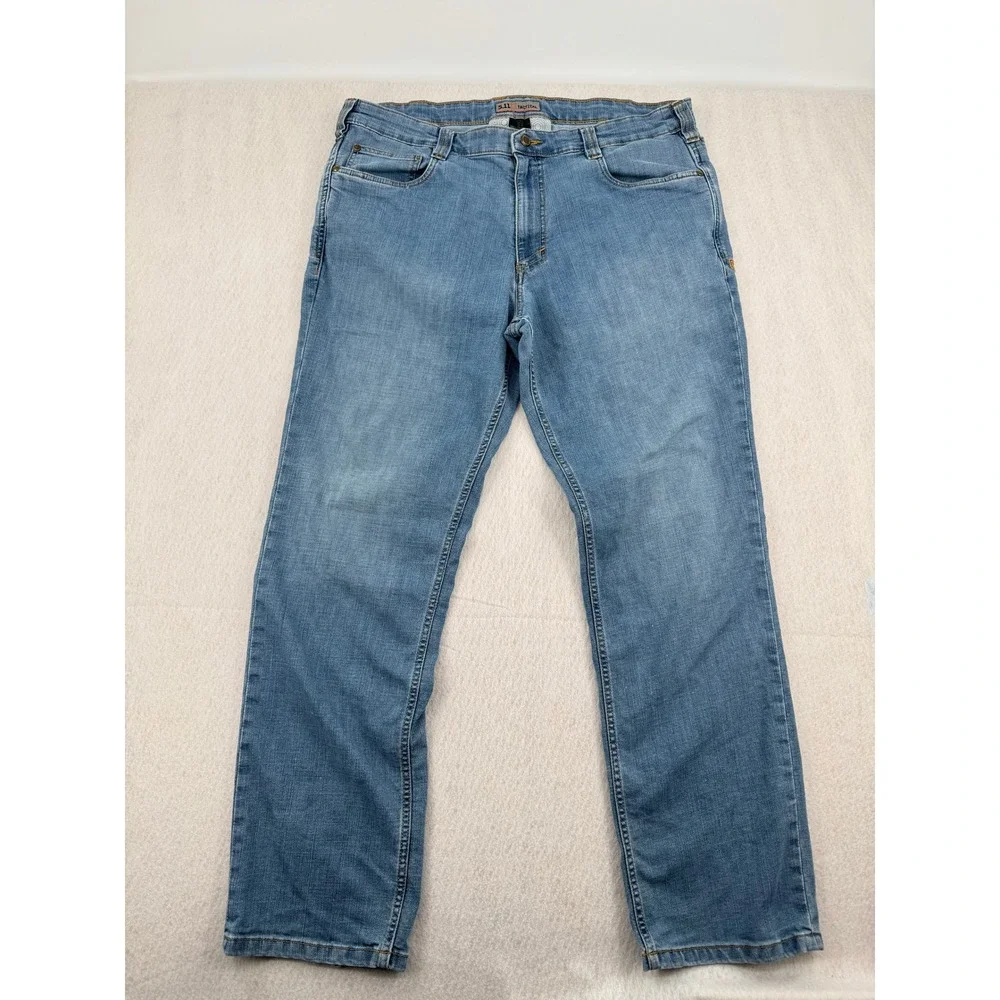 5.11 Tactical Defender-Flex Straight Leg Jeans Mens 38x32 Blue Denim 74477-646